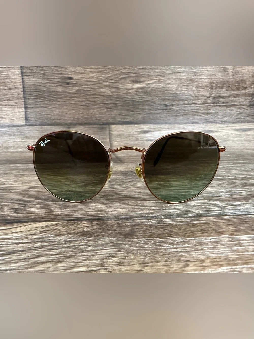 Ray-Ban rb3447 round metal 9002/a6 53-21